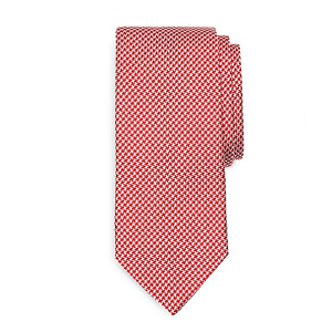 Houndstooth Tie - Red